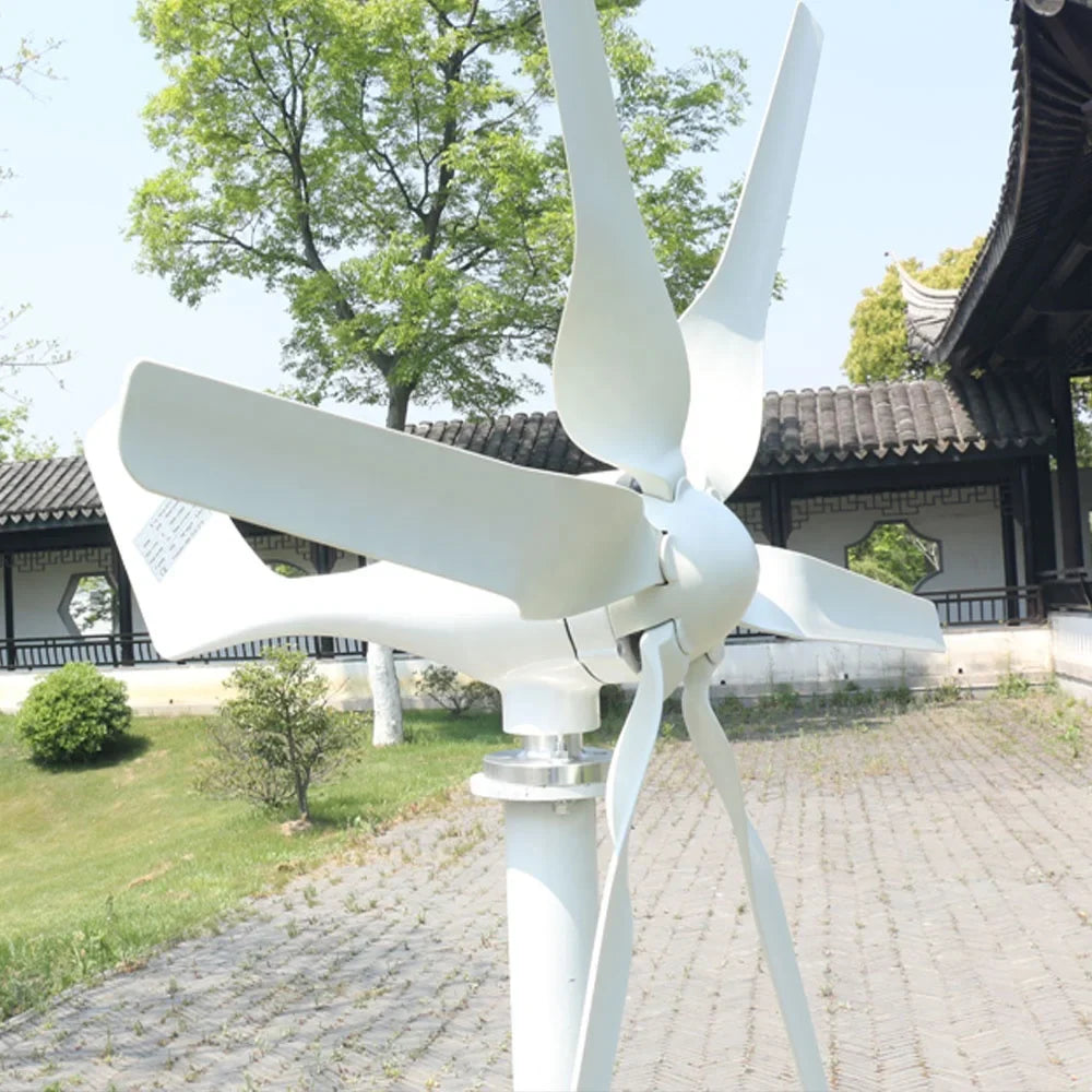 800W Wind Turbines for Home Use 12V 24V 48V Small Wind Turbine 0.8kw Generators Household 6 Blades by 54Grid - Renewable Energy Store