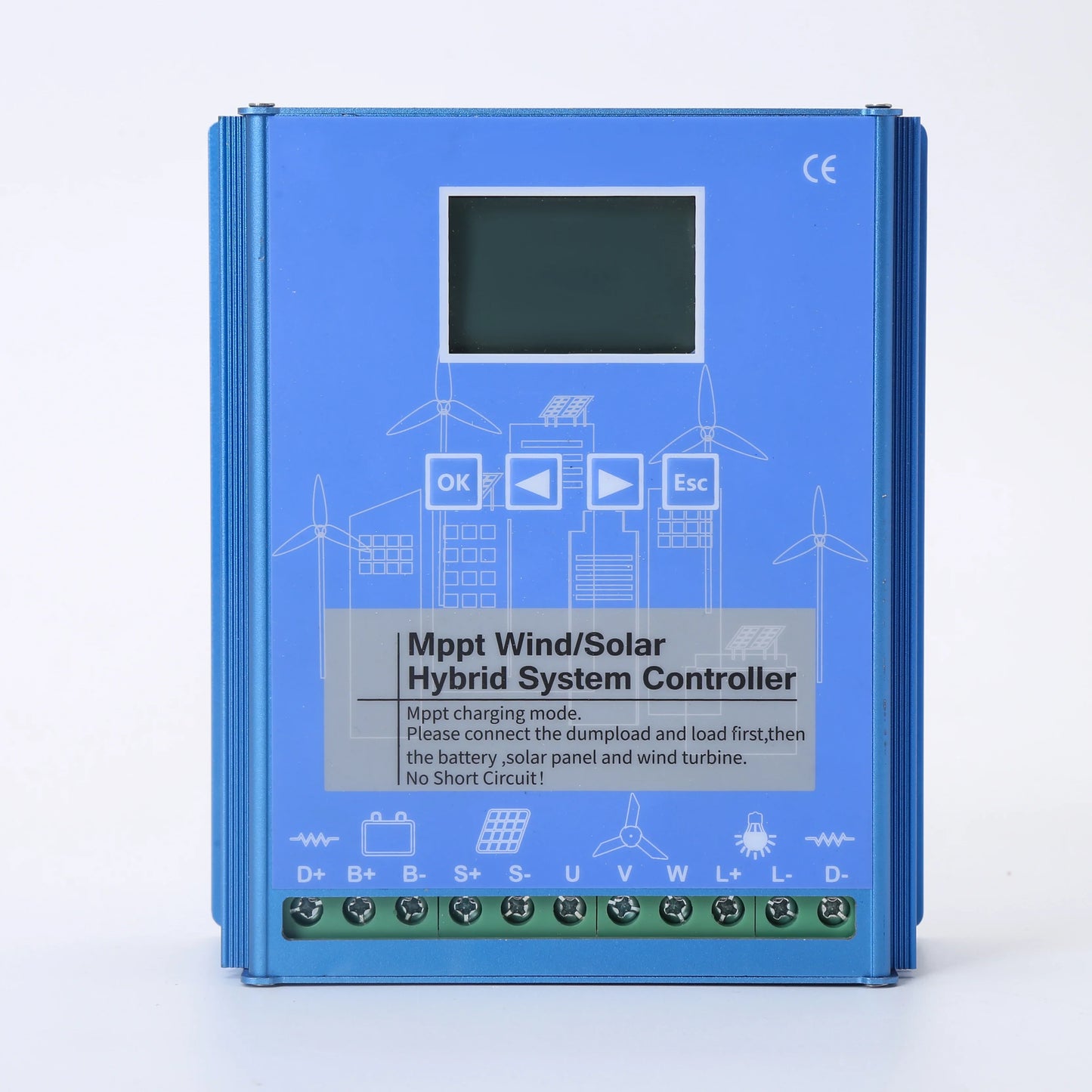 Wind Solar Hybrid System MPPT Charge Controller Solar Controller 800w Wind 800W 12V 24V Auto Regulator Home Use Wind Generator by 54Grid - Renewable Energy Store