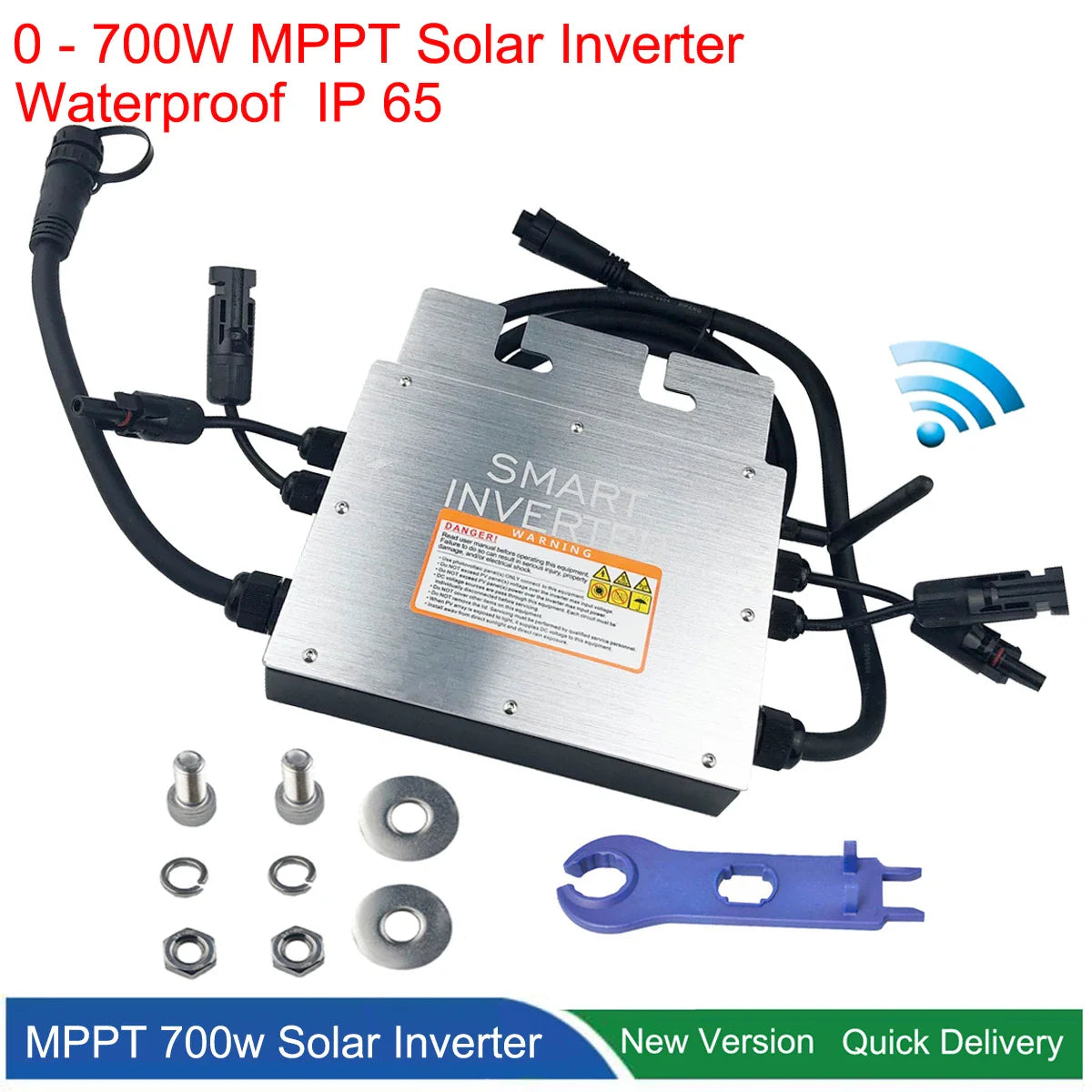 Micro Solar Inverter 800W Grid Tie MPPT 30V 36V DC 110/220V AC For 400/350W - 54Grid - Renewable Energy Store