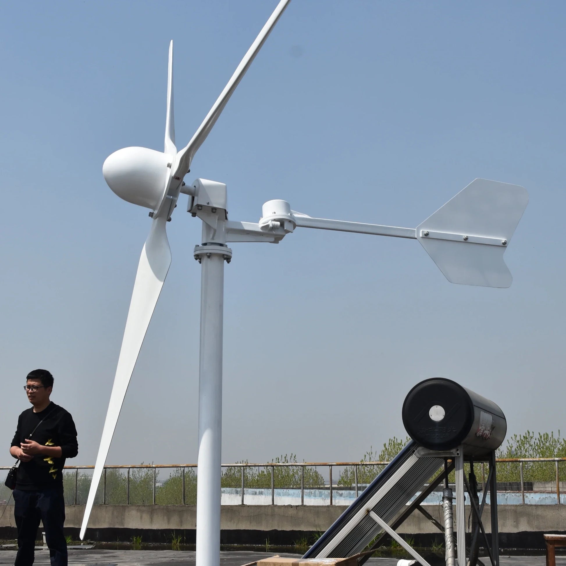 FLTXNY Wind Turbine Generator 5000W 3000W Alternative High Efficiency Level Free Energy Windmill With Grid-Conected by 54Grid - Renewable Energy Store