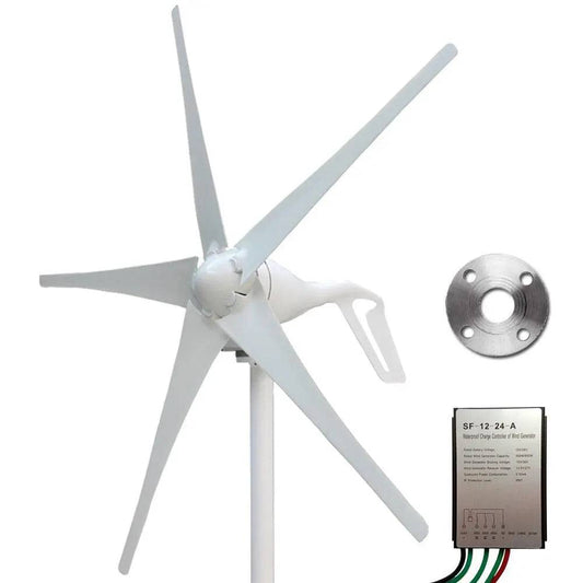 Wind Turbine Generator 3/5 Blades Optional 400/800W permanent Magnet 12V/24V - 54Grid - Renewable Energy Store