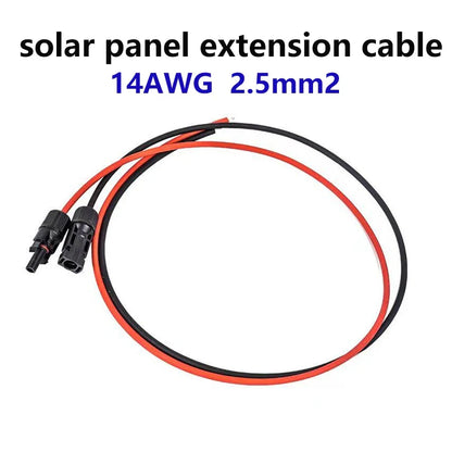 14AWG 2.5mm2 Solar Panel Extension Tinned Copper Wires by 54Grid - Renewable Energy Store