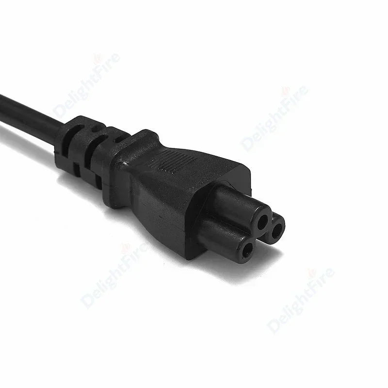 3 Prong US Plug Power Cable 1.2m 1.5m C13 C5 Cloverleaf Cord by 54Grid - Renewable Energy Store