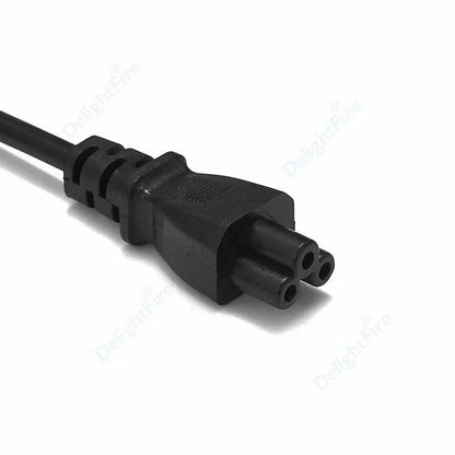 3 Prong US Plug Power Cable 1.2m 1.5m C13 C5 Cloverleaf Cord by 54Grid - Renewable Energy Store