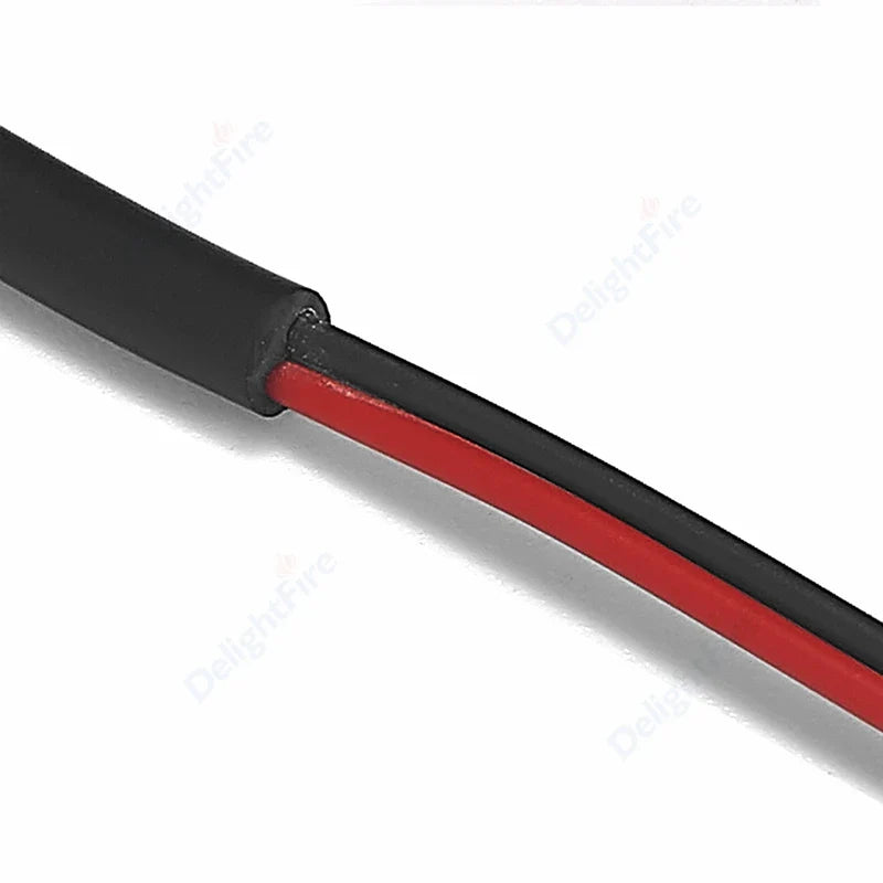 20AWG 5A DC Power Pigtail Wires 5V 12V Male Female Barrel Jack Cable by 54Grid - Renewable Energy Store