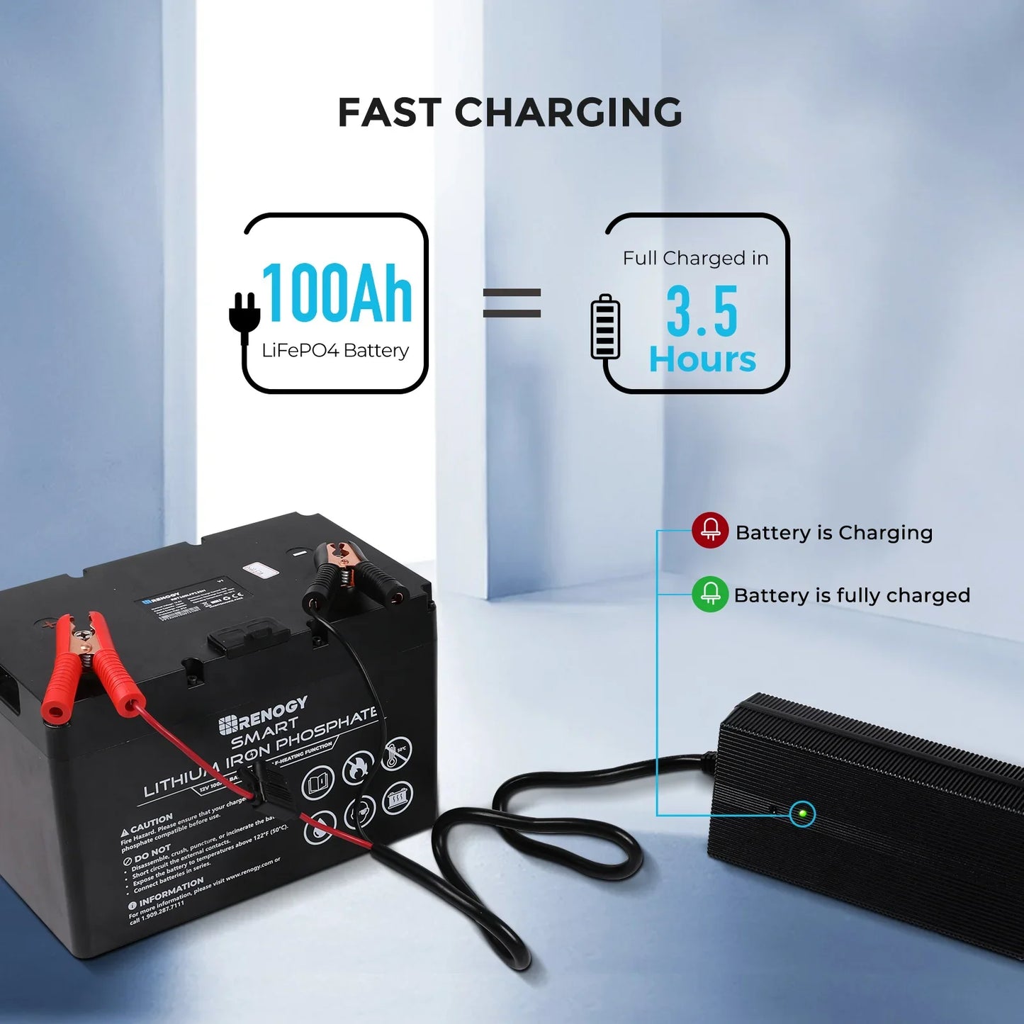 20A LFP 240V 12V AC Battery Charger For Lithium Iron Battery by 54Grid - Renewable Energy Store