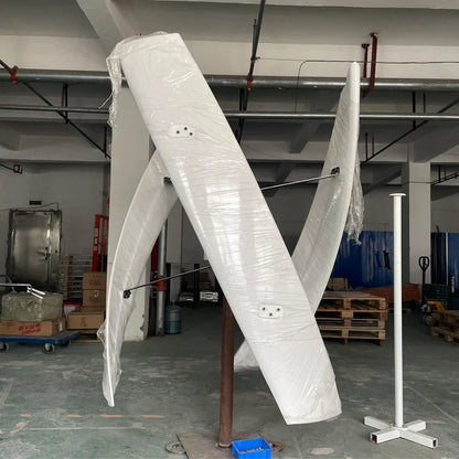 5000W Vertical Wind Turbine Generator 24v 48v 96V Free Alternative Energy 220V With Hybrid Controller Off Grid System Home Use - 54Grid - Renewable Energy Store