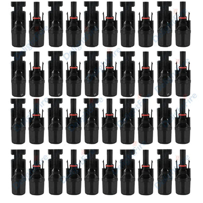 Solar Connectors 30A 1000V Male Female Plug IP67 Waterproof Terminal by 54Grid - Renewable Energy Store