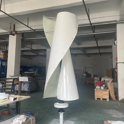 Wind Turbine New Energy Vertical Wing Helical 1000w 2000w Windmills Maglev Generator And Auto MPPT Controller For Home Use - 54Grid - Renewable Energy Store