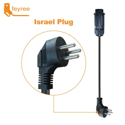 feyree 7kw Electric Vehicle Charging Adapter To EU AU Brazil Male Adapter EV Charger Connector Customized plug for Electric Car by 54Grid - Renewable Energy Store