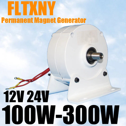 100W 200W 12V 24V 3 Phase Gearless Permanent Magnet Generator Wind Controller For Wind Turbine Water Turbine DIY by 54Grid - Renewable Energy Store