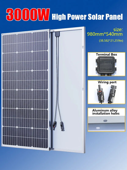 6000W Solar Panel 18V High Efficiency Portable Power Bank by 54Grid - Renewable Energy Store
