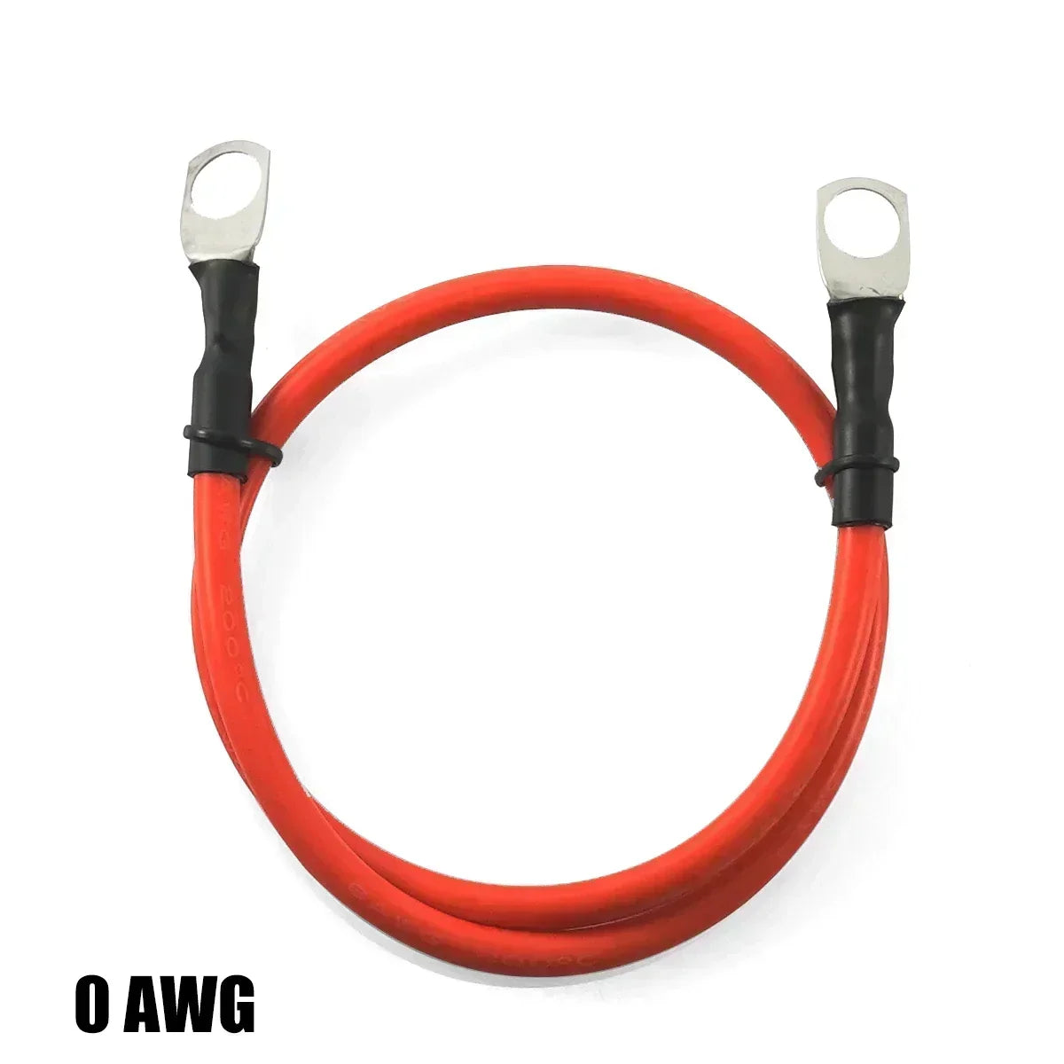 Soft Car Battery Silicone Cable M6 M8 M10 Lug Red Black 8 6 4 3 0 AWG by 54Grid - Renewable Energy Store