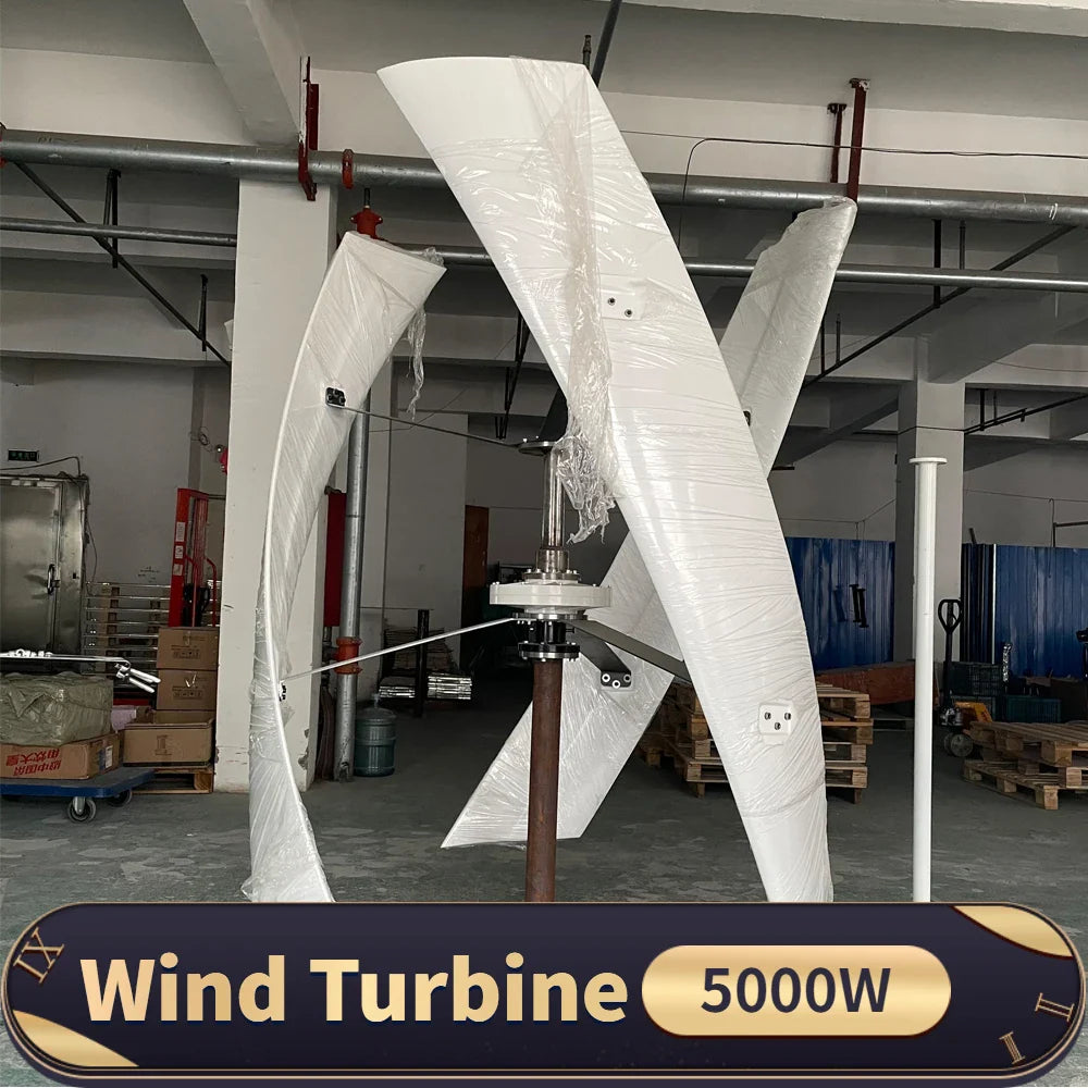 5000W 48V 96V Vertical 220V Wind Generator For Home Free Energy Wind Power Windmill Permanent Maglev with MPPT Controller - 54Grid - Renewable Energy Store