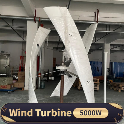 5000W 48V 96V Vertical 220V Wind Generator For Home Free Energy Wind Power Windmill Permanent Maglev with MPPT Controller - 54Grid - Renewable Energy Store
