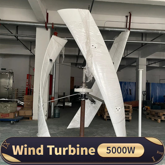 5000W 48V 96V Vertical 220V Wind Generator For Home Free Energy Wind Power Windmill Permanent Maglev with MPPT Controller - 54Grid - Renewable Energy Store