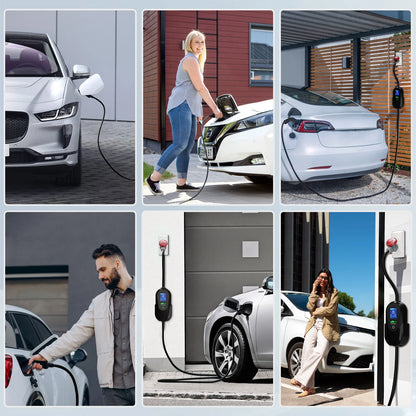 AFYEEV Type2 Portable EV Charger 11KW 16A 3 Phase GBT Electric Car Charger Wi-Fi APP Bluetooth Version Remote Control CEE Plug
