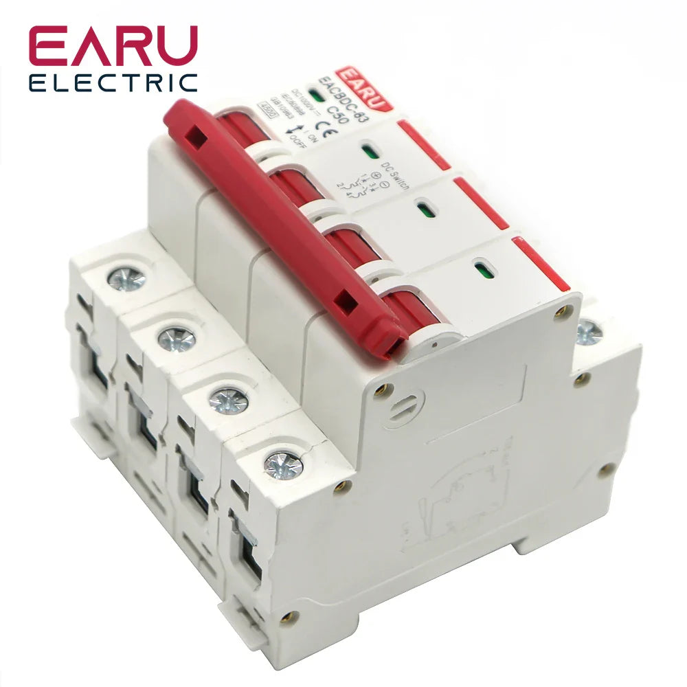 DC 1000V 1P 2P 3P 4PSolar Mini Circuit Breaker Overload Protection Switch 6A 10A 16A 20A 25A 32A 40A 50A 63A Photovoltaic MCB PV by 54Grid - Renewable Energy Store