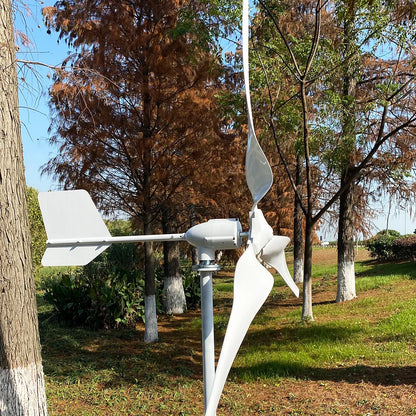 FLTXNY Low Star-up Wind Speed Generator 3KW 4KW 5KW Wind Turbine Generator with 3PCS Blades With 12V/24V/48V MPPT Controller by 54Grid - Renewable Energy Store