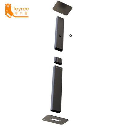 feyree Electric Vehicle Charging Station Pile Post Upright Post Wall Mounted for Wallbox Type1 Type2 Charger