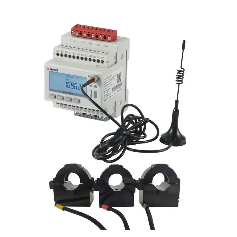 Acrel 1 Pcs IoT WIFI Wireless Smart Energy Meter 3 Phase MQTT RS485 Modbus-RTU with 3 Pcs Split Core 0-1000A Current Transformer