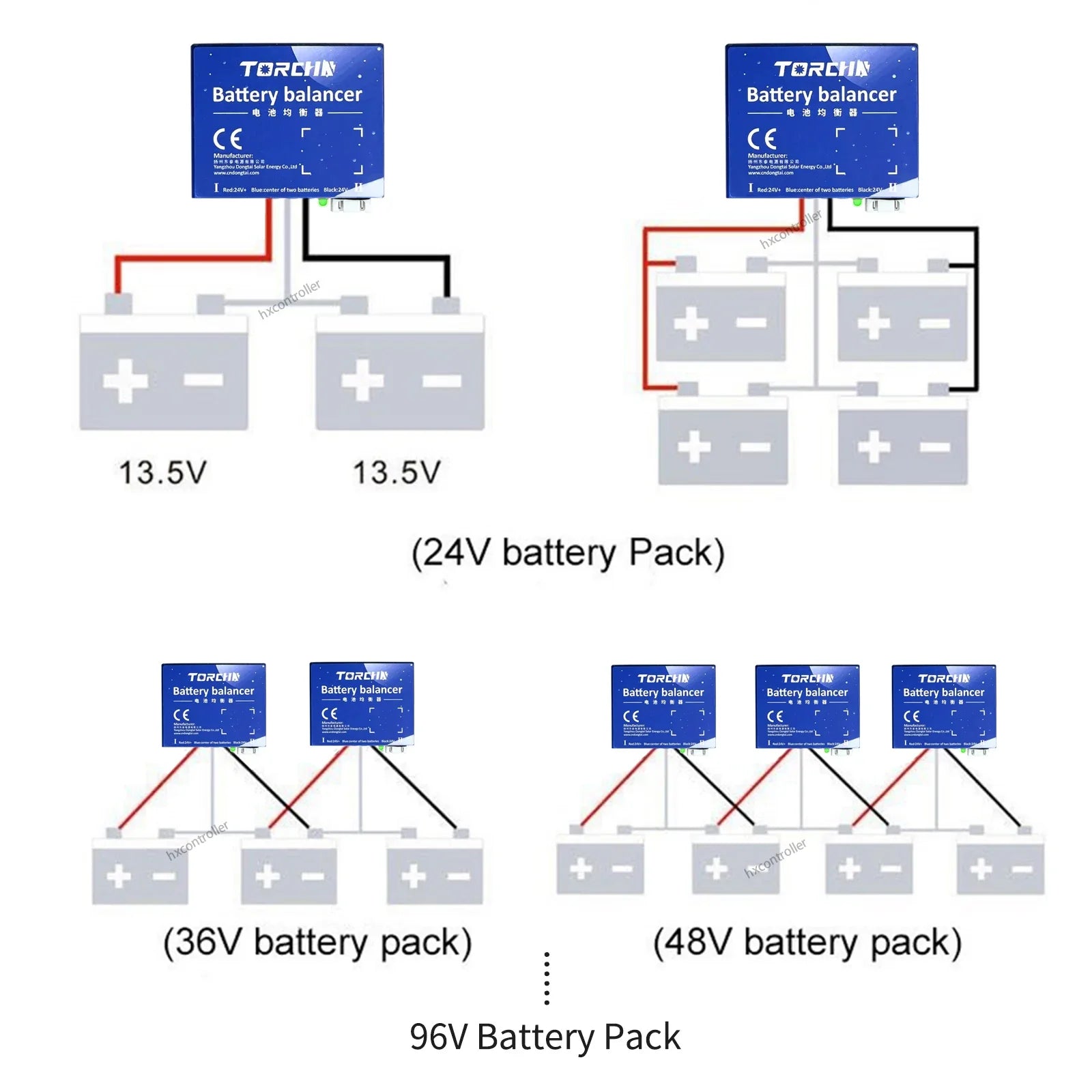IP65 Battery Equalizer for 2 x 12V Batteries Balancer 2S by 54Grid - Renewable Energy Store