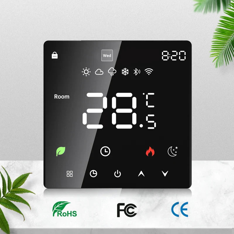 Tuya WiFi Smart Thermostat Electric Floor Heating TRV Water Gas Boiler Temperature Voice Remote Controller for Google Home Alexa by 54Grid - Renewable Energy Store