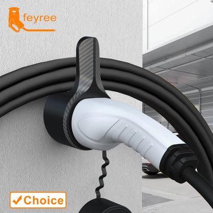 feyree EV Charger Holder Holster Dock For Electric Vehicle Type 2 Charging Cable Extra Protection Leading Wallbox