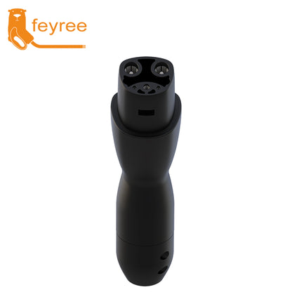 feyree TS-NACS Socket EV Charger Plug One-touch Wireless Open of Charging Cover 16A 32A 40A 50A Car Side for Model 3 X Y S