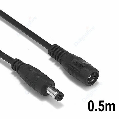 5.5mm 2.1mm DC Extension Cord 22AWG 3A for CCTV LED Lights by 54Grid - Renewable Energy Store