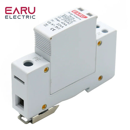 1P+N AC SPD 20KA~40KA 275V House Surge Protector protection Protective Low-voltage Arrester Device by 54Grid - Renewable Energy Store