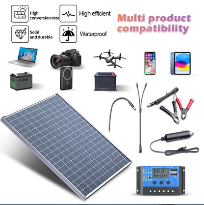 1000W 500W Solar Panel Kit Complete 12V Portable Power System by 54Grid - Renewable Energy Store