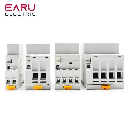 2P 4P 16A 20A 25A 32A 50A 40A 63A AC 220V 50 60Hz Din Rail Household Modular AC Contactor Switch Controller DIY Smart Home Hotel by 54Grid - Renewable Energy Store