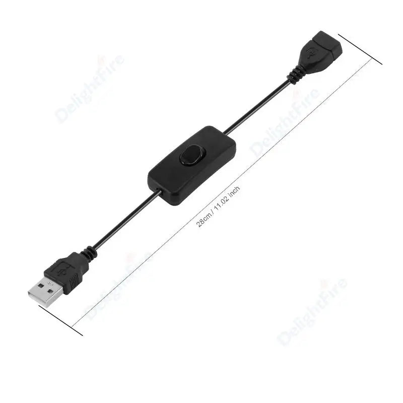 Light Switch ON/OFF DC Power Extension Cable 5V 12V 3A Connector by 54Grid - Renewable Energy Store
