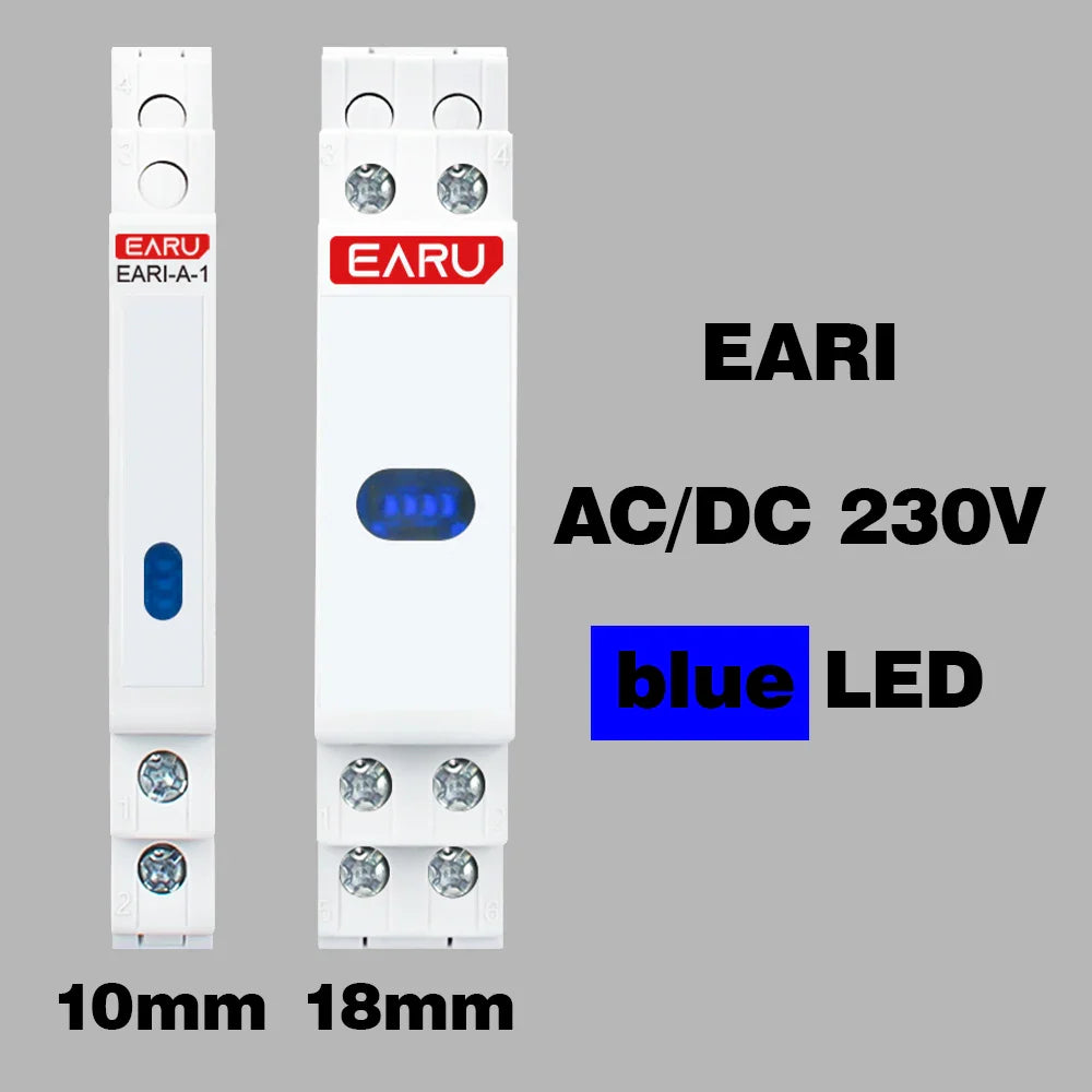 10/18mm Rail Indicator Light AC DC 220V 230V LED Dual Color