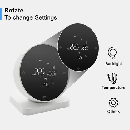 Wireless WiFi Thermostat for Gas Boiler Heating Tuya Battery RF Wireless Receiver Temperature Controller Alice Google Home by 54Grid - Renewable Energy Store