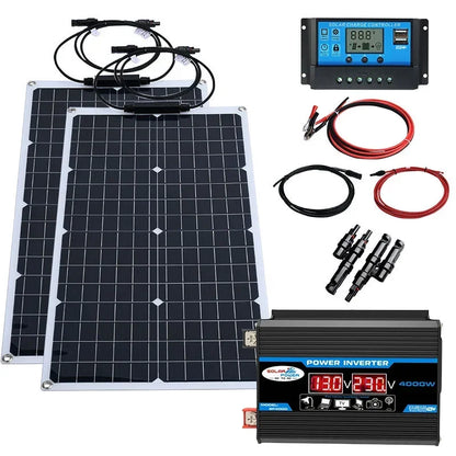 2000W Solar Energy System with 4000W Inverter and Controller by 54Grid - Renewable Energy Store