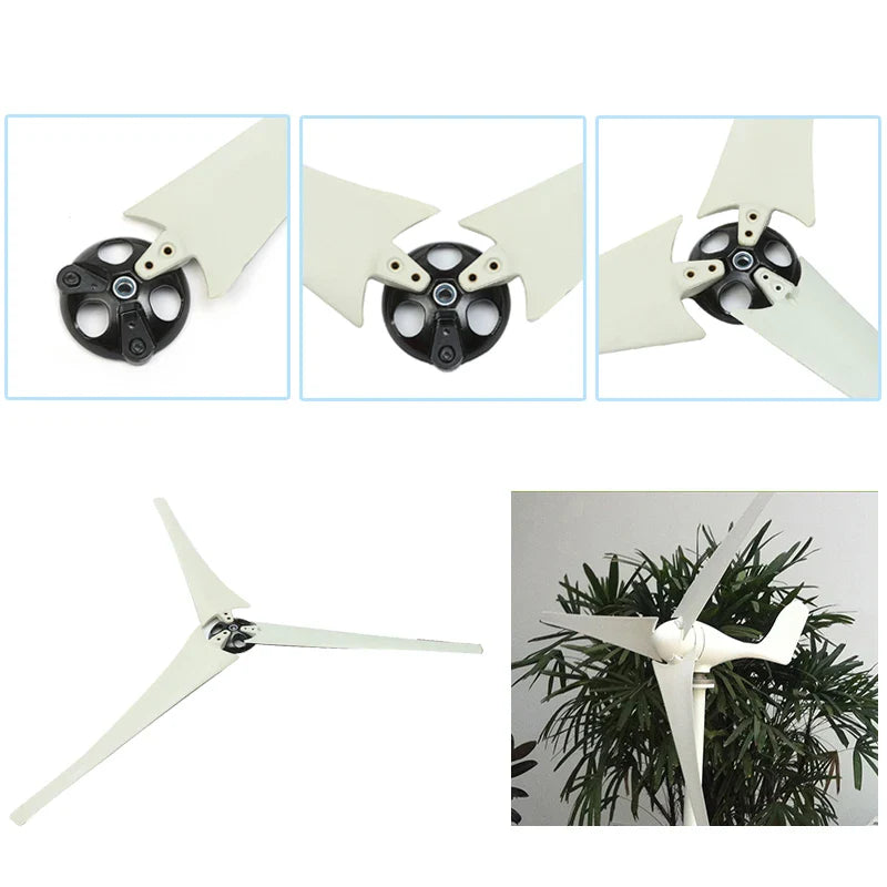 Factory Nylon Fiber Blades For Horizontal Wind Turbine 550mm 600mm 650mm 750mm 800mm 900mm Wind Generator Accessories DIY Blades by 54Grid - Renewable Energy Store