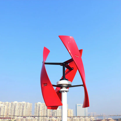 CE Noiseless Vertical Axis Windmill 800W 12V 24V 48V Permanent Coreless Magnet Wind Turbine Generator Homeuse by 54Grid - Renewable Energy Store