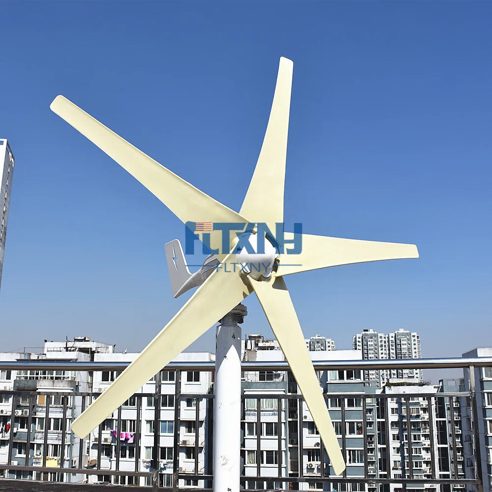Horizontal Axis Wind Turbine Generator 600W 800W 12V 24V 48V 3/5 Blades For Home Residential Use by 54Grid - Renewable Energy Store