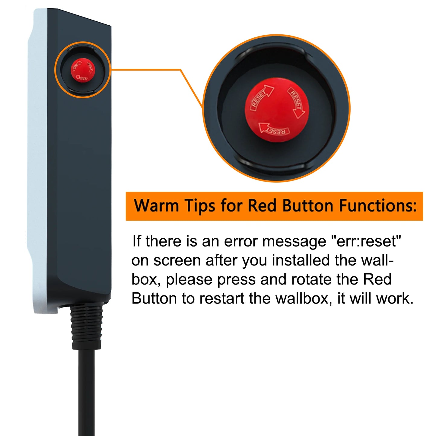 feyree EV Charger Type1 Cable j1772 Socket 32A 40A 50A Single Phase EVSE Wallbox Charging Station APP Control for Electric Car