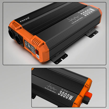 Pure Sine Wave Inverter 1200 - 3000 W DC 12/24/48V To AC 220/240V 50HZ - 54Grid - Renewable Energy Store