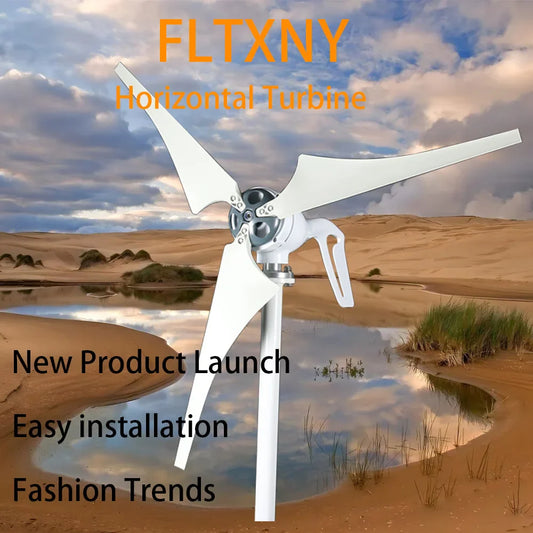Wind Turbine Generator 3000W 50000W 12V 24V 48V 220V DC 6 Blades With MPPT Controller System Portable Windmills Renewable Energy by 54Grid - Renewable Energy Store