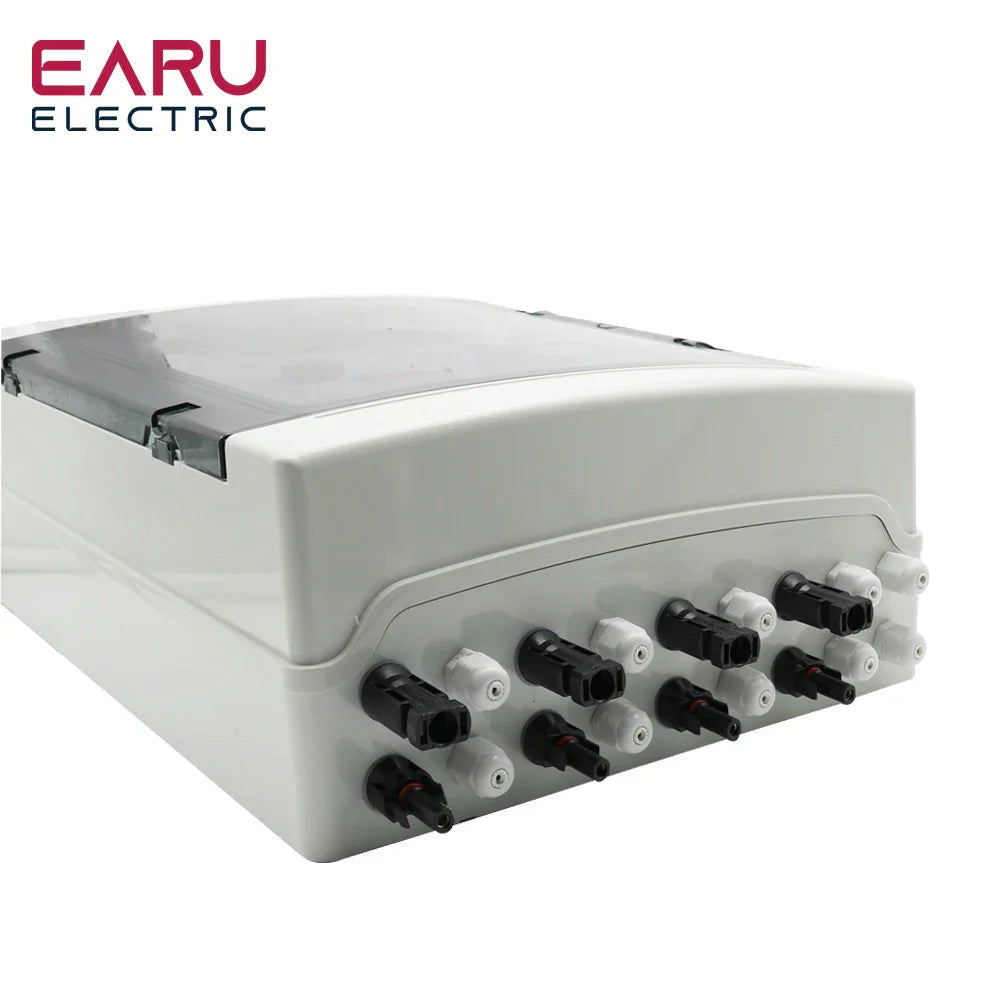 500V 4 Input 4 Output Solar photovoltaic PV Combiner Box With Lightning Protection DC Fuse MCB SPD Waterproof Box IP65 by 54Grid - Renewable Energy Store