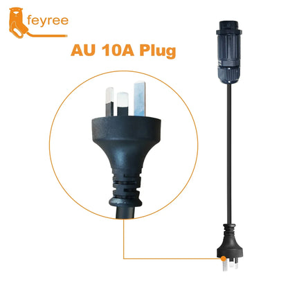 feyree 7kw Electric Vehicle Charging Adapter To EU AU Brazil Male Adapter EV Charger Connector Customized plug for Electric Car by 54Grid - Renewable Energy Store