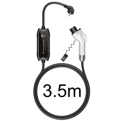 feyree EV Portable Charger Type2 / GB/T Plug 16A Single Phase 3.5KW Type1 3.5m Wallbox Charging Station for Electric Vehicle