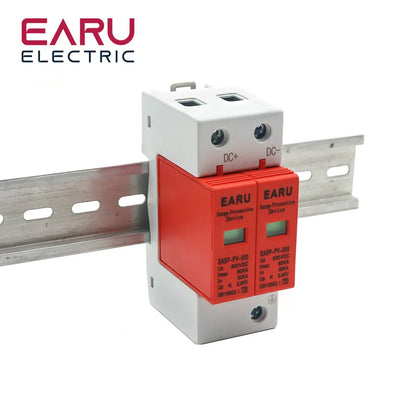 Power Surge Protective Device SPD Arrester Low Voltage House 1/2/3/4 Pole Surge Voltage Protection DC 500V 800V 1000V 40KA 60KA by 54Grid - Renewable Energy Store