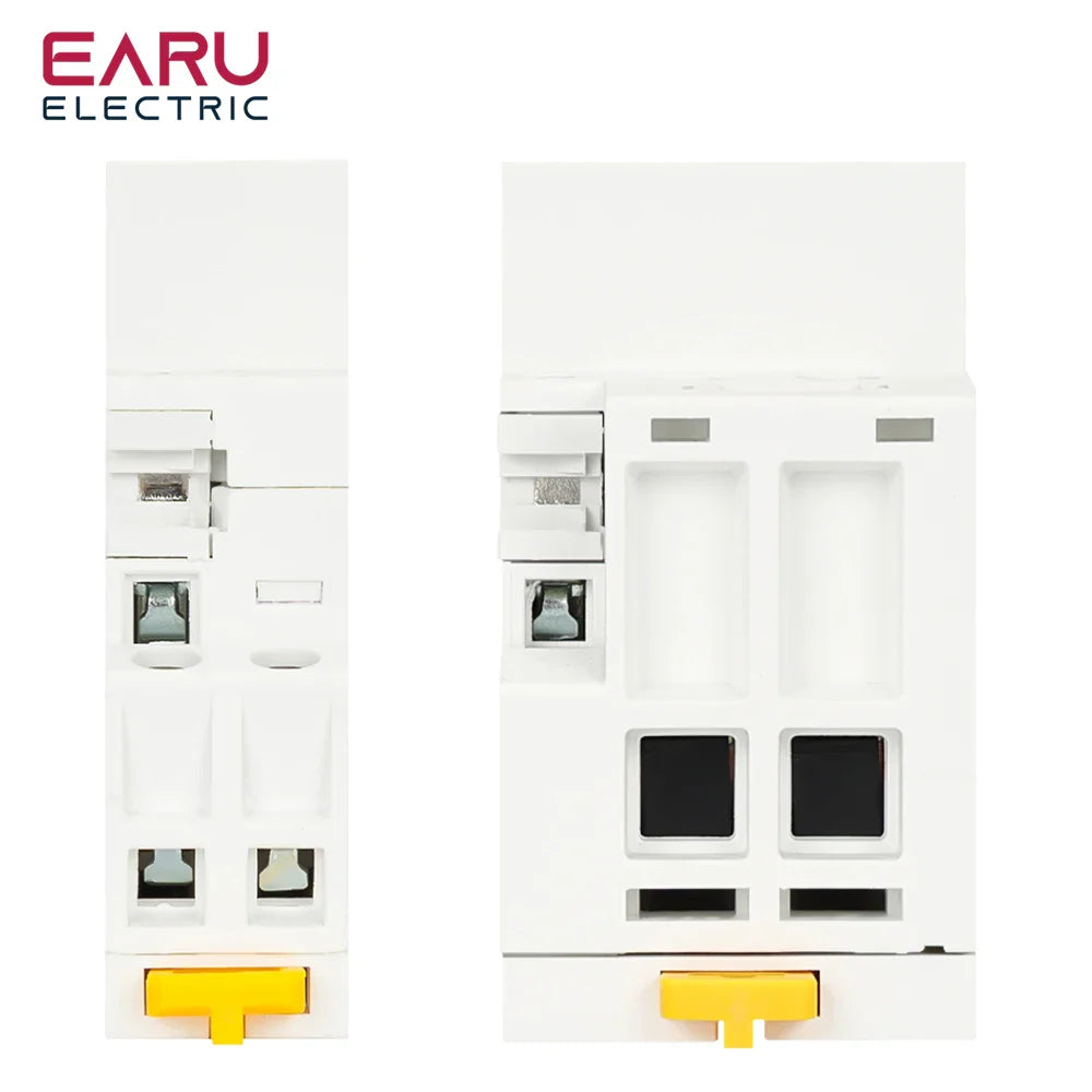 2P AC 110V 220V 50/60Hz 16A 20A 25A 32A 50A 40A 63A Din Rail Household Modular Contactor Switch Controller DIY Smart Home Hotel