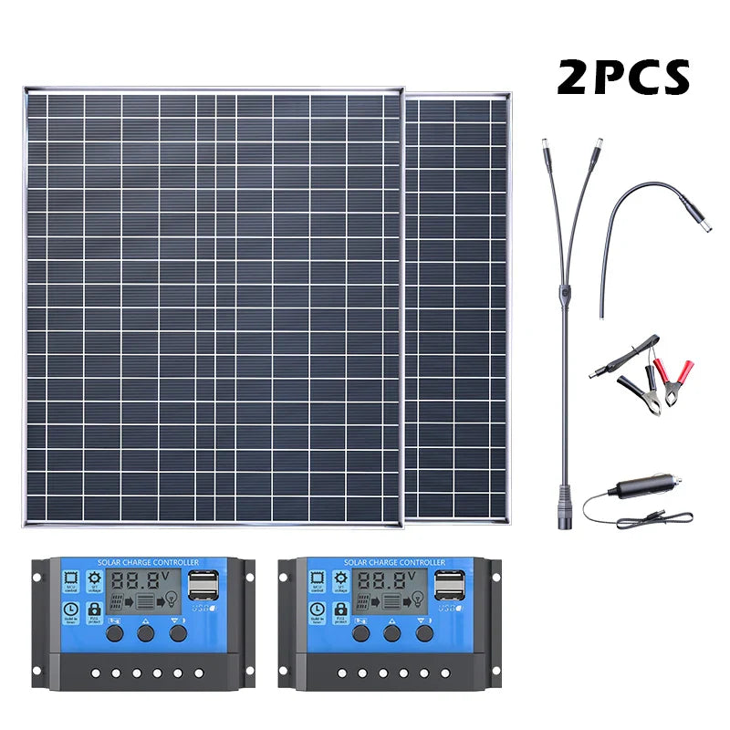 1000W 500W Solar Panel Kit Complete 12V Portable Power System by 54Grid - Renewable Energy Store