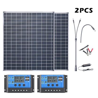 1000W 500W Solar Panel Kit Complete 12V Portable Power System by 54Grid - Renewable Energy Store